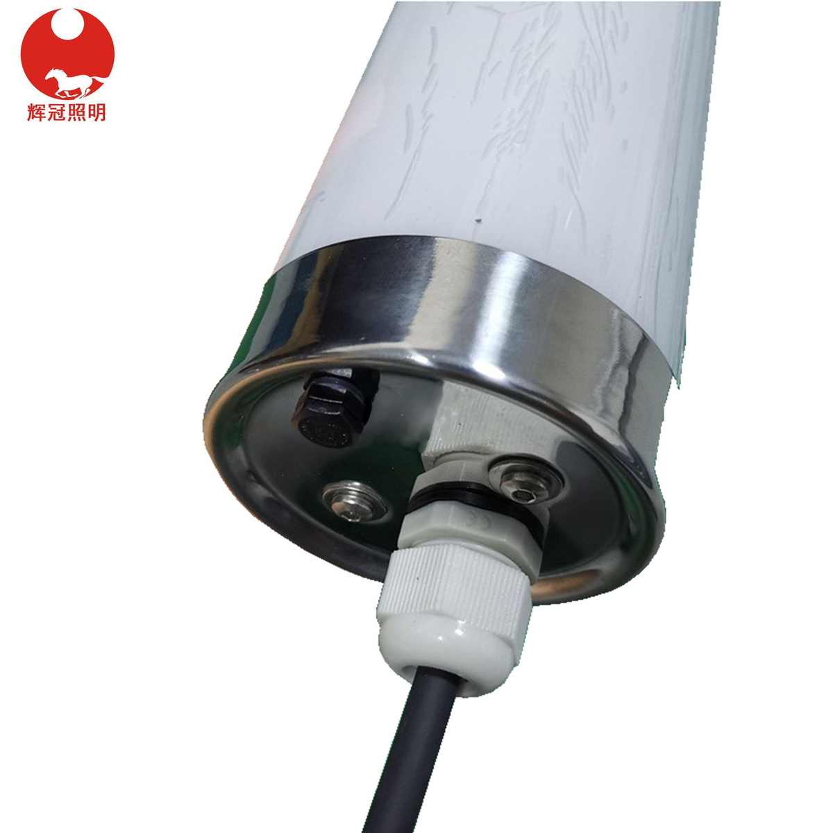 防冷库套件贴片外壳ip66外壳pc灯三圆形金属套件防三灯厂led吊装