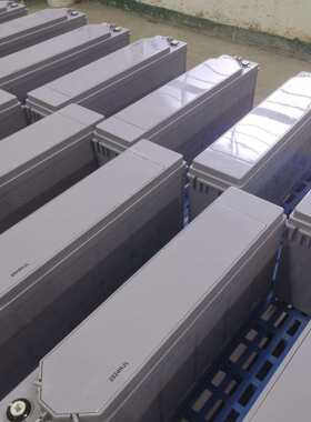 太阳能胶体蓄电池窄型体积小12v电瓶100ah狭长型欧款前置端子电池