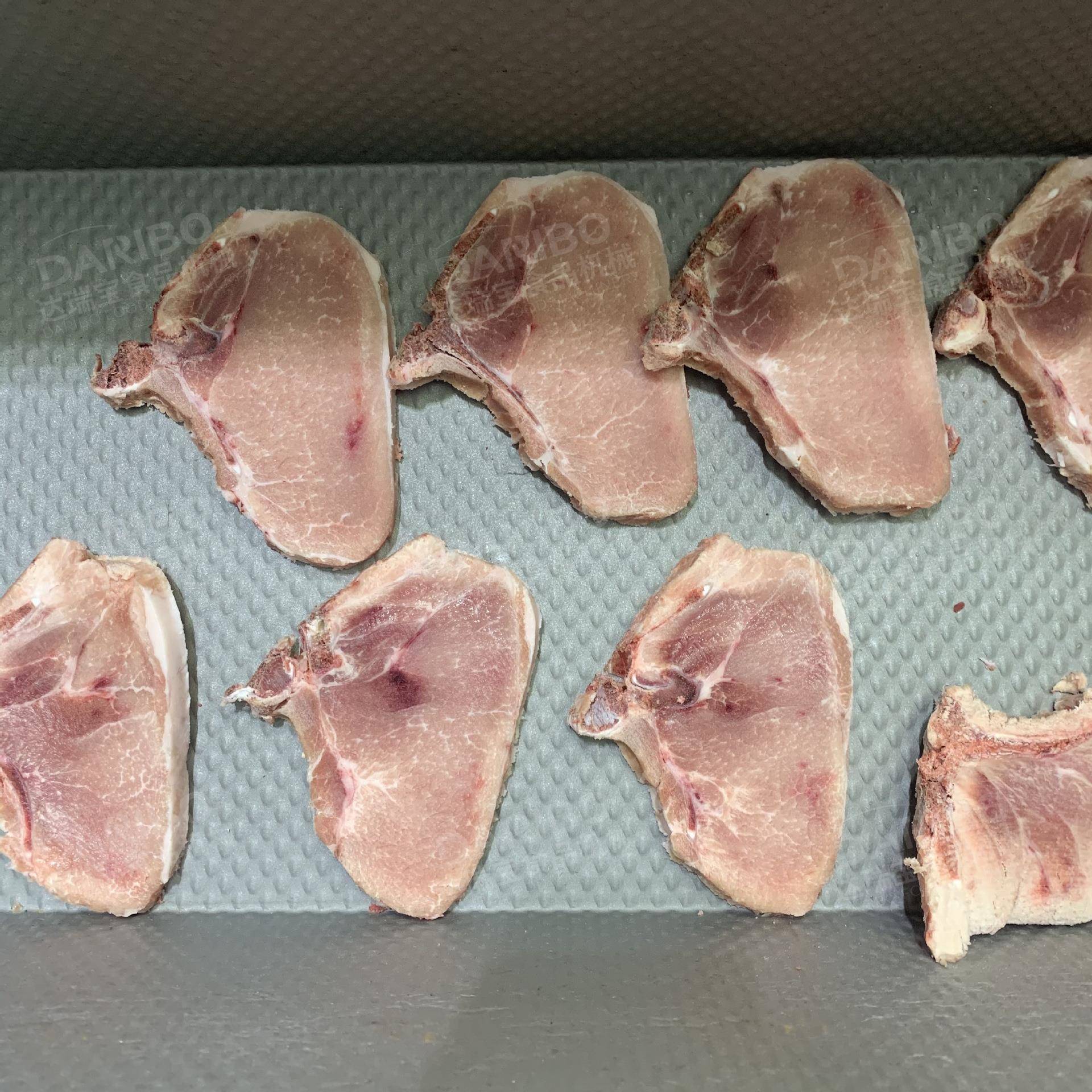 *全自动牛排猪扒切片机冷冻牛肉切薄片设备商用鳕鱼水产砍片机