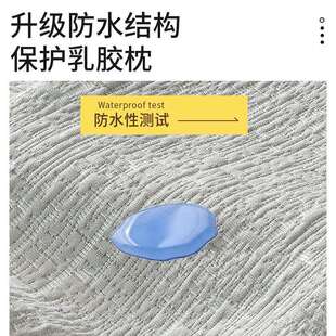 成人乳胶枕套60cmx40cm一对装防水防头油记忆枕套冰丝枕芯套30x50