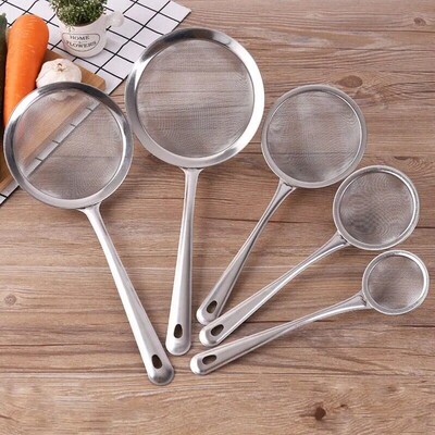 Stainless Steel Slotted Spoon for Juice and Soy Milk Filteri
