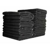 加厚大垃圾袋宾馆酒店物业环卫黑色大号 平口塑料垃圾袋常规 大码