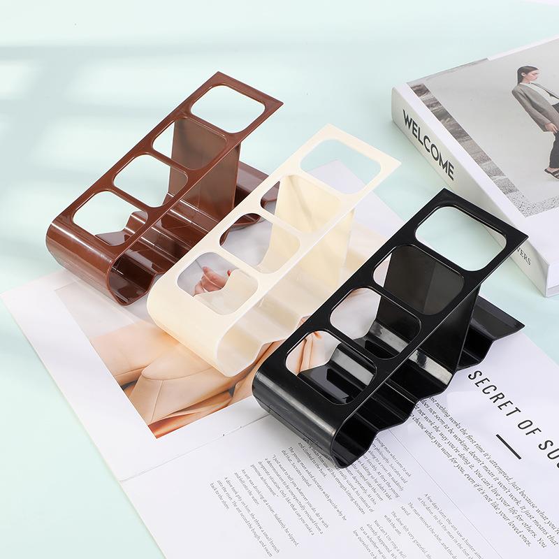 跨境电视遥控器透明亚克力收纳盒家用床头手机充电桌面整理收纳架