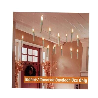 Floating LED Candles with Remote Control Witch Halloween Dec