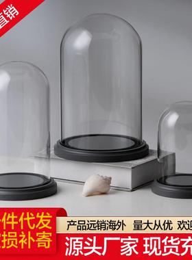 ins新款EVA设计不掉落卡扣玻璃罩永生花可固定底家居摆件特惠包邮