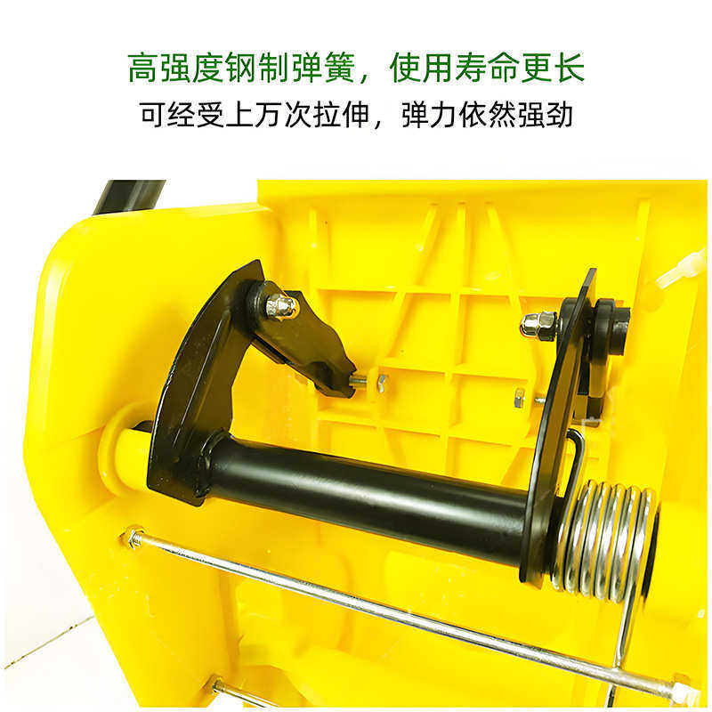 酒店清洁用品拖把厂家批发榨水车手压式挤家用32l水车桶商用拖地