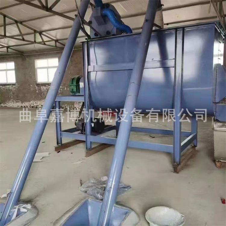 干湿两用卧式饲料机 养猪蛋鸡玉米搅拌粉碎机一体机豆粕搅拌机