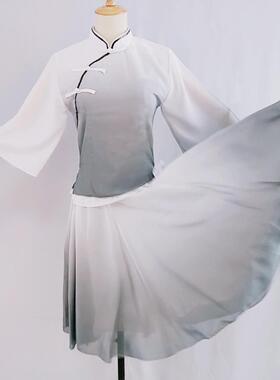 高档新款现舞蹈艺国演出服装当代舞蹈雏菊表演服五四青年考民学生