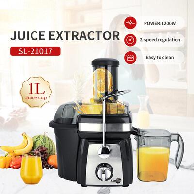 跨境离心式1L大容量多功能榨汁机 Juice extractor 全自动果蔬机