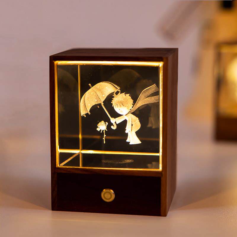 小王子卧室床头小夜灯睡眠台灯女生日七夕氛围高级感颜值创意礼物