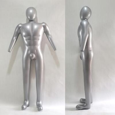 充气全身女模特假人充气男模特人偶塑料仿真人体模型服装展示道具