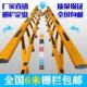 停车场八角栅栏杆道闸杆铝合金起落拦车直杆小区门禁升降挡车栏杆