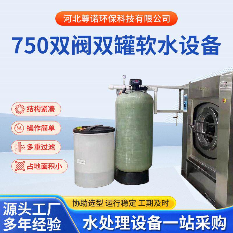 750双阀双全自动软化水设备循环补水锅炉装置全自动软水器厂家