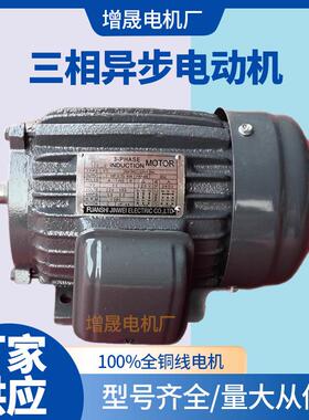 三相异步电机YT电机三相380V/220V国标1HP/750W全铜立卧式2800转