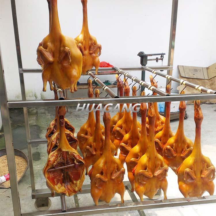 风干鸭烟熏炉 德州烟熏鸭设备 华钢50电加热烟熏炉