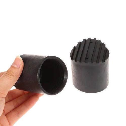 2 Pcs Replacement Boots Round Feet Rubber Extend Telescopic