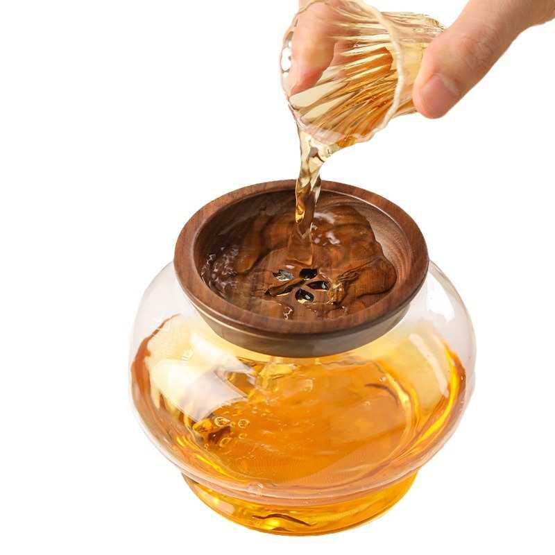 禾器新品清婉建水高硼硅玻璃小茶洗家用茶杯茶渣缸纯手工茶具配件