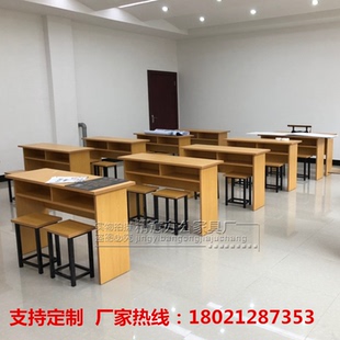 辅导班培训机构单双人补习桌凳子中小学生课桌椅学校单位会议桌椅