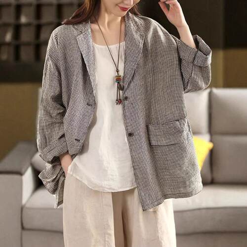 Checkered shirt top jacket格子衬衫上衣外套