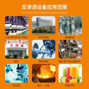 1000升双级117反透纯r水设备工业商用渗净水器净o纯水处理大流量