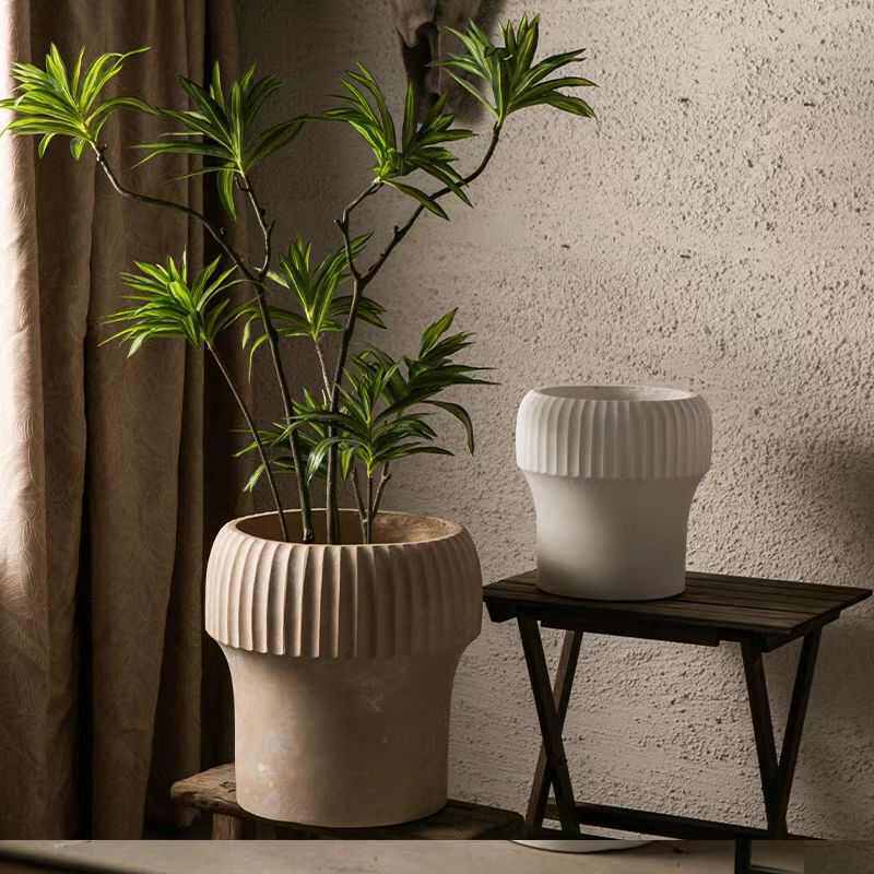 镁泥花盆轻奢侘寂风落地大口径花盆阳台客厅绿植盆栽花器大号花盆,鲜花速递/花卉仿真/绿植园艺,花盆,淘宝优惠券,粉丝福利购,淘宝优惠卷
