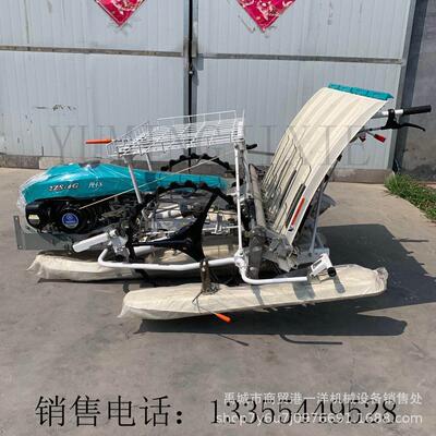 农用水田自走式水稻插秧机4行6行供应手推式水稻育苗栽苗机