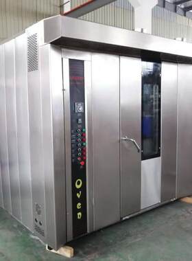 货UMX6烤4盘燃油烤箱 柴油加热热风旋转车炉 大型推车式烘现烤炉