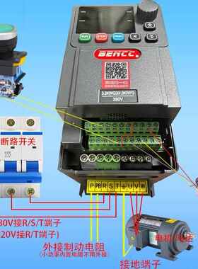 BENCC本川变频器B900-1.5KW 2.2KW/220V 2.2G3/4.0P3 5.5G3/7.5P3
