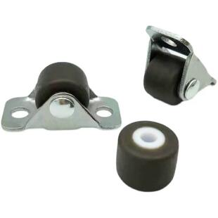 迷你定向直线轮家具移动脚轮静音橡胶轮榻榻米抽屉踢脚抽鞋 柜滑轮