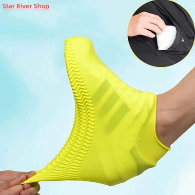 Vintage Rubber Boots Reusable Latex Waterproof Rain Shoes Co