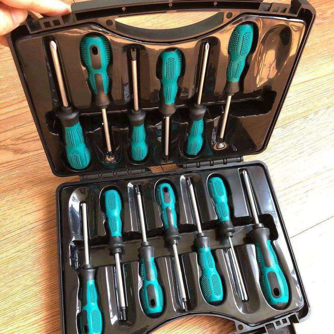 工具箱异型螺丝刀13件套装组合布袋 内十字星型米型Y型螺丝