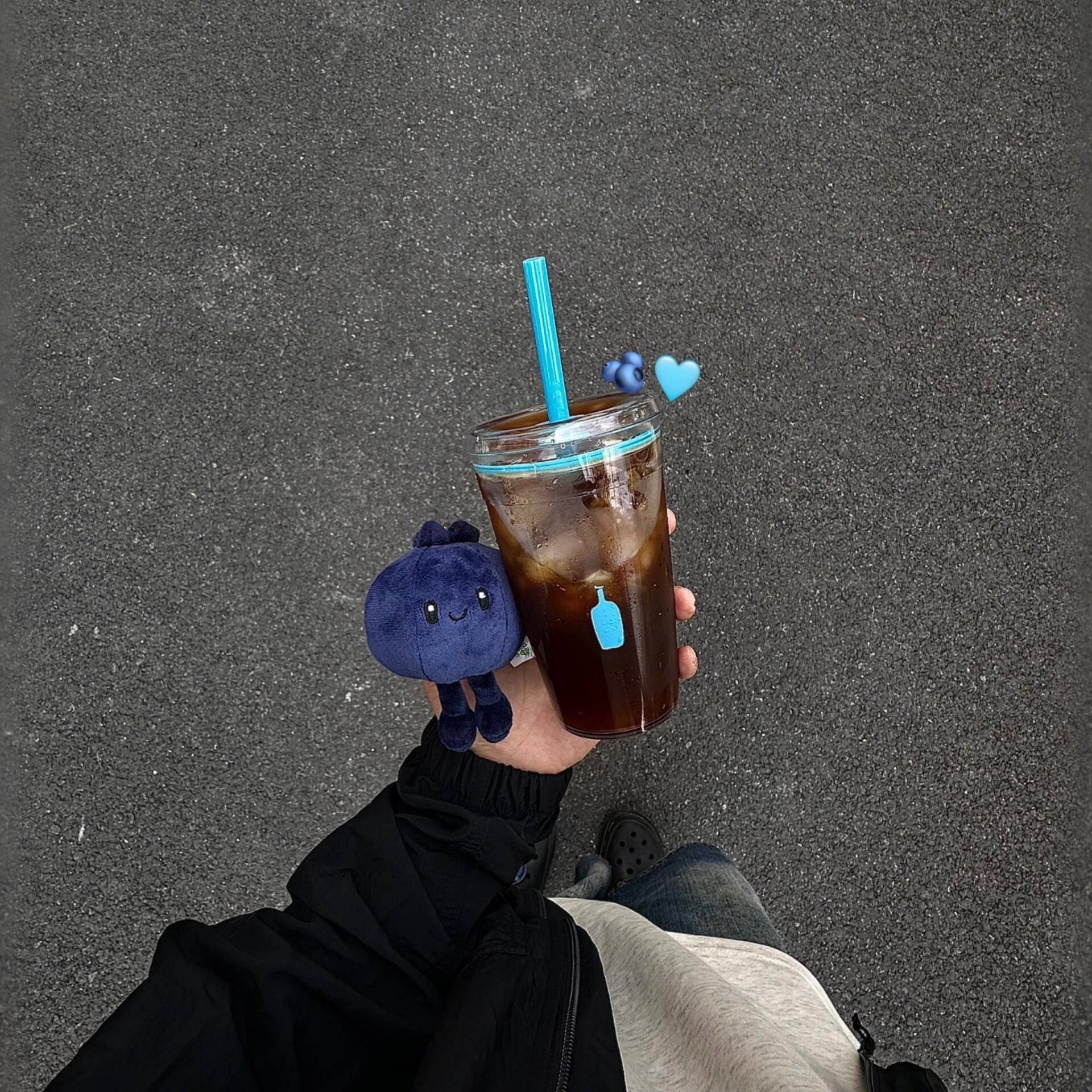 咖啡杯可携式外带ins高颜值吸管随行杯透明食品级大容量冰萃冷饮图片