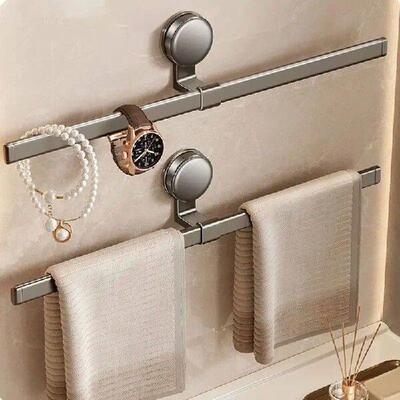 Suction Towel Bar No Drill Hand Towel Holder Removable