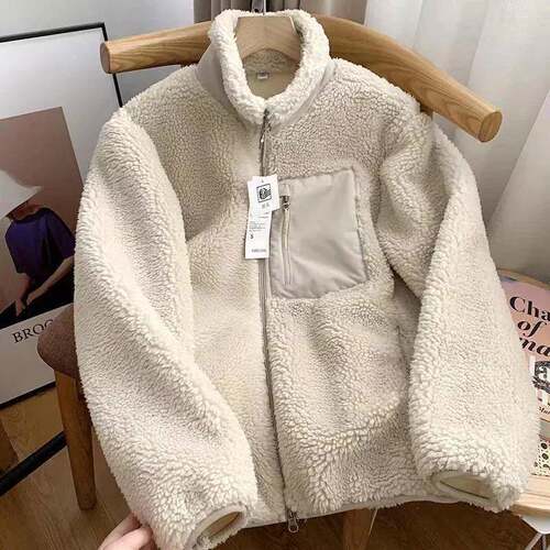 T 53123 Couple's Loose Collar Jacket 情侣外套