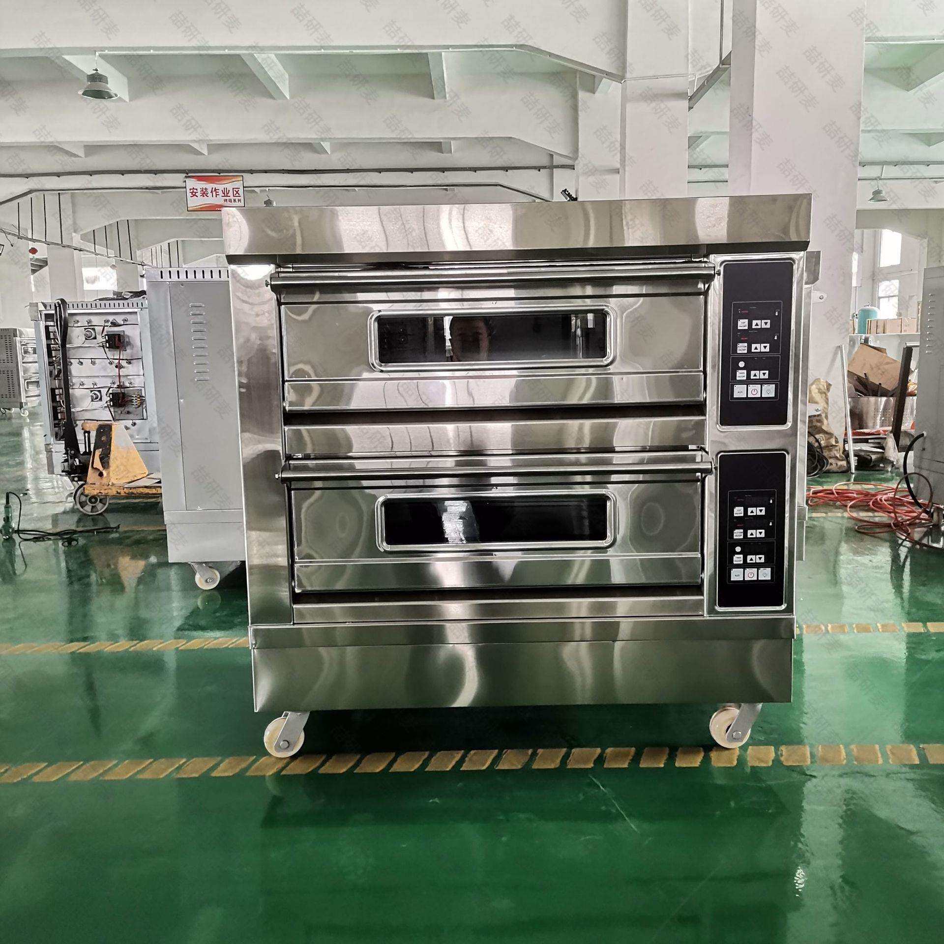 商用烤箱 双层电烤箱 倒计时按键控温烤炉 大型披萨炉 pizza oven
