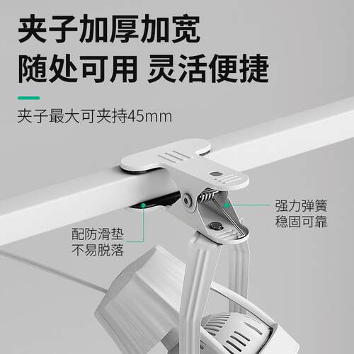 LED射灯灯泡PAR30灯 服装店商用店铺夹子射灯超亮节能E27螺口光源