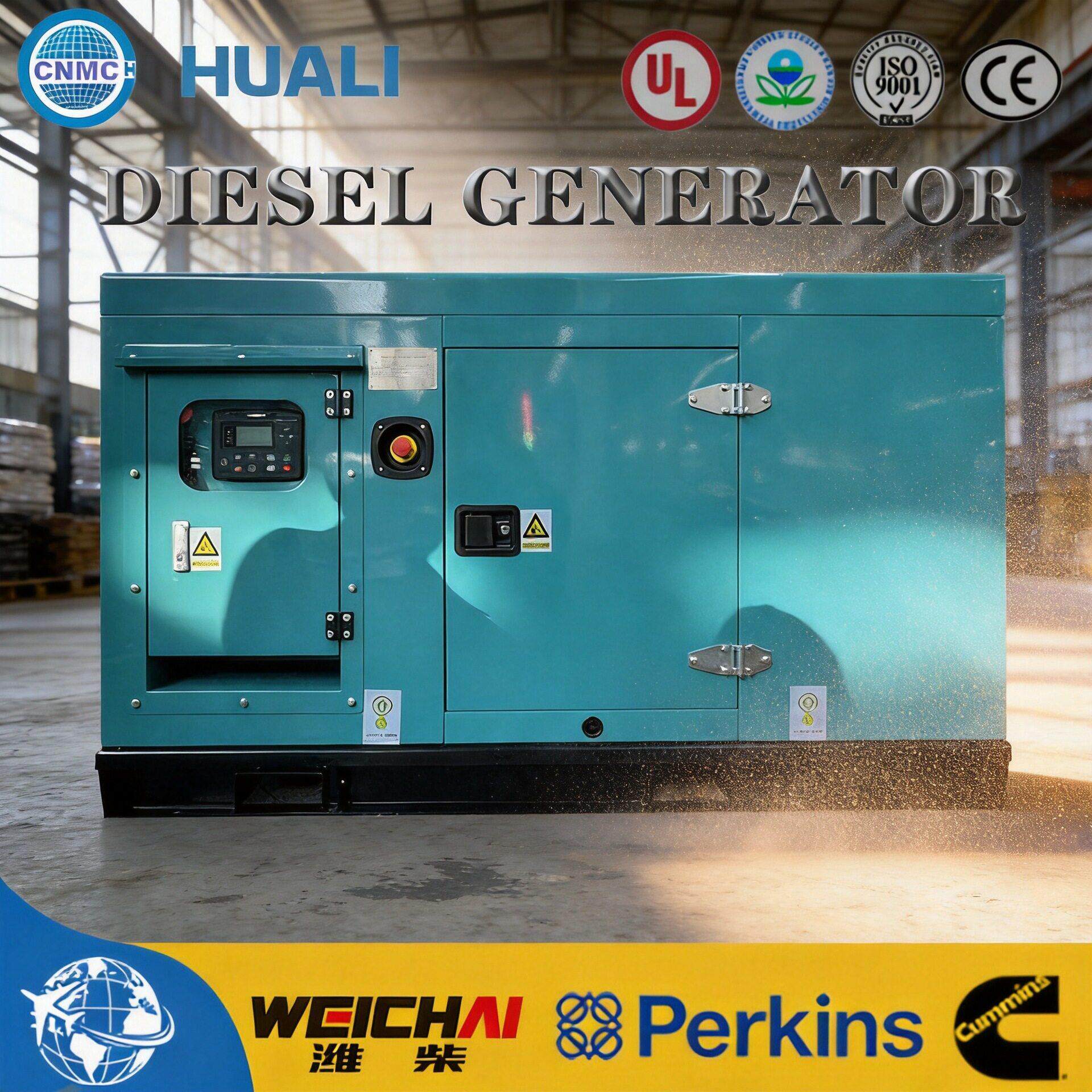 康明斯柴油发电机组20KW50KW100KW500KW1000kw大功率低噪音发电机