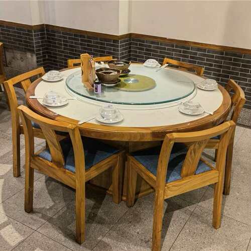 实木中湘川土家菜馆火茶餐饭厅面馆快餐店锅店卡座式桌718椅组合
