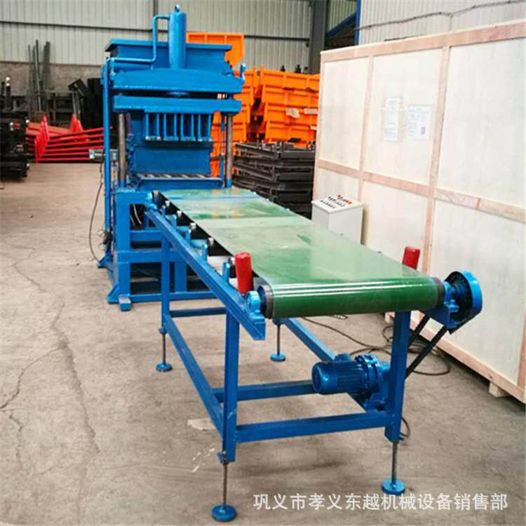 东越生产乐粘土砖机出口全自动液压连锁免烧砖机水泥空心制砖机