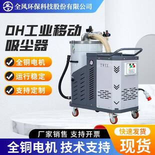 DH工业移动吸尘器车间除尘净化粉末木屑布袋吸尘器不锈钢吸尘设备