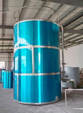 2LJ25690立方棕储存 04不锈钢大豆油油储榈油罐 密罐封性好