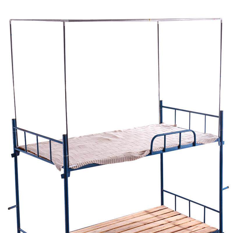 学生女寝室宿舍床帘支架上铺带下铺加粗遮光不锈钢蚊帐架子单人床