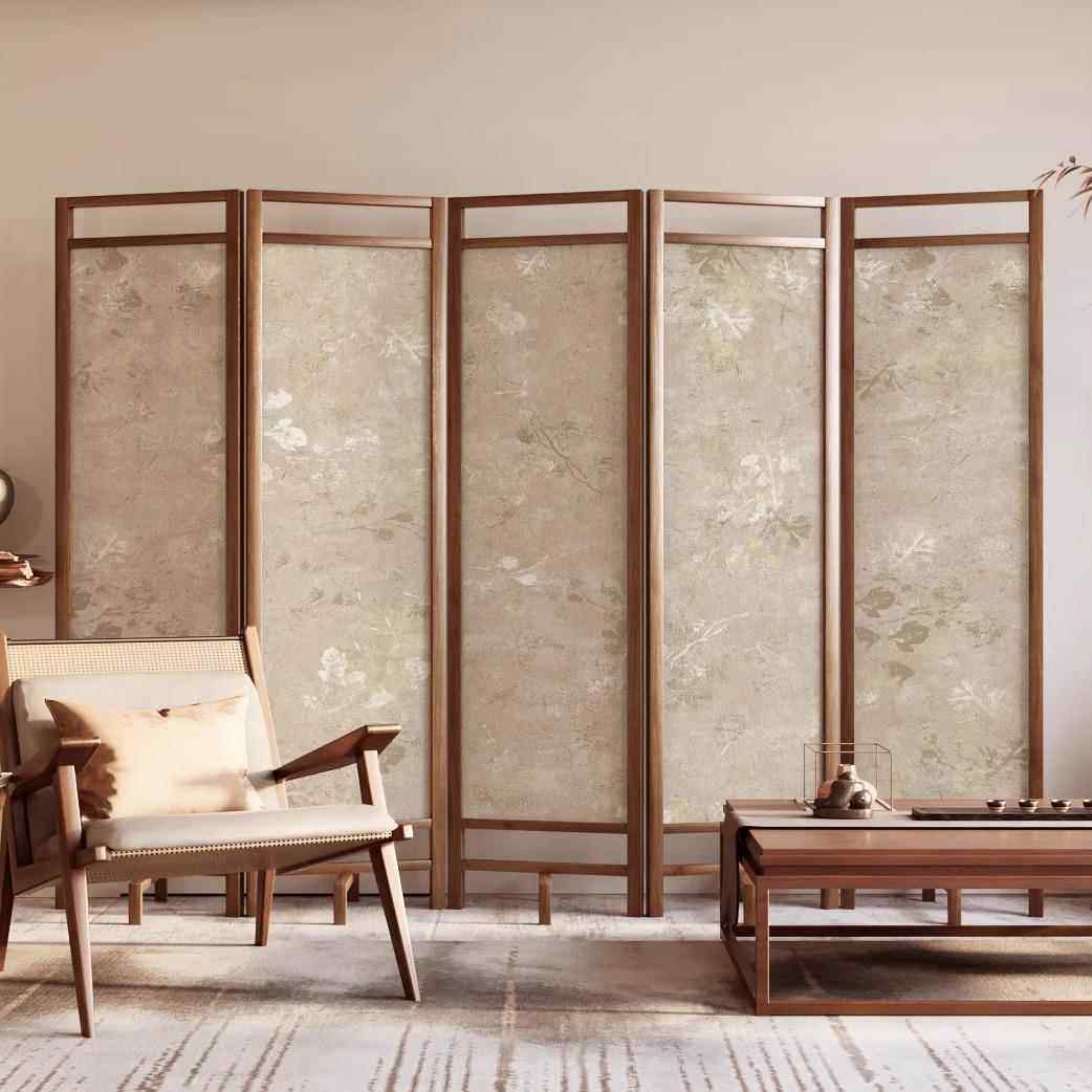 法式花卉高级感屏风隔断客厅入户玄关沙发背景墙民宿酒店可移动折,住宅家具,折屏,淘宝优惠券,粉丝福利购,淘宝优惠卷