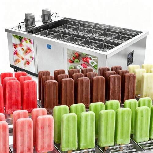 10模商用冰棍机40000条/天产能可定制模具