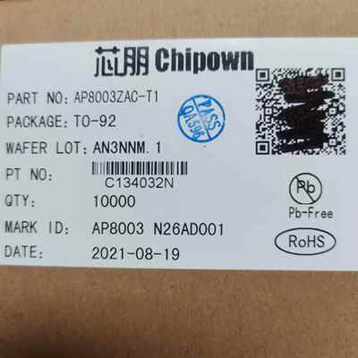 AP8003ZAC-T1 AP8003 三极管TO92 非隔离交直流电源转换芯片(5个)