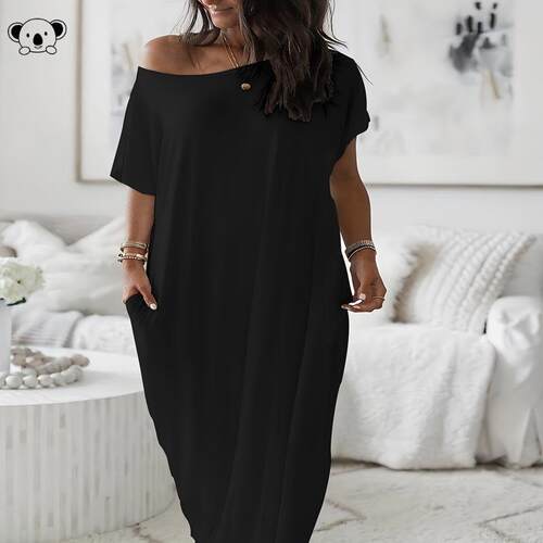 P 11859 Women Loungewear Dress Casual Sleepwear休闲连衣裙