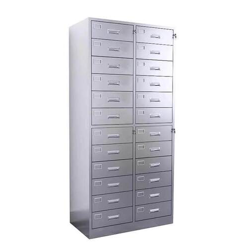 304不锈钢单节矮柜防潮加厚带锁柜子办公室顶柜资料档案柜文件柜