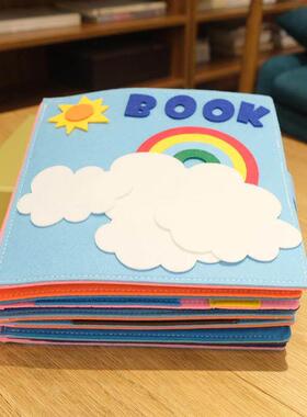 Washable Montessori Baby Busy Board 3D Toddlers Story Cloth