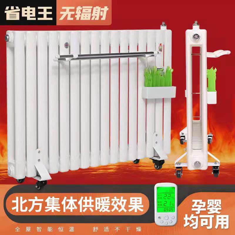 注水电暖器家用水暖取暖器暖气片加水取暖钢制电加热无辐射电暖气