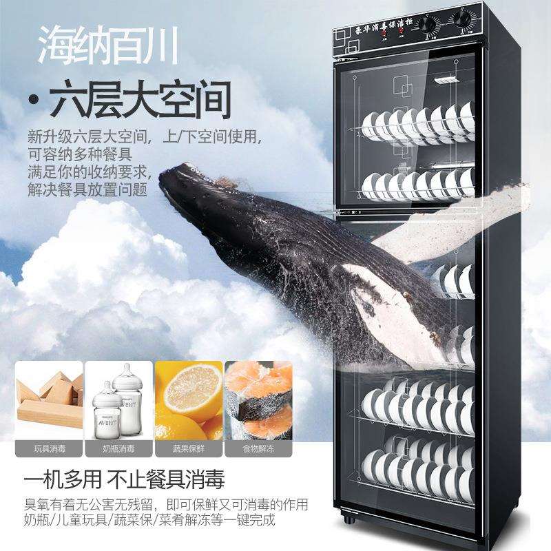 商用消毒柜立式大容量家用双门餐具密胺碗柜保洁柜酒店饭店食堂